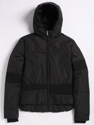 MM6 Maison Margiela Puffer Asymmetrical Down Jacket Black
