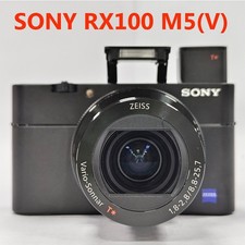 Sony Cyber-shot RX100 V RX100M5 20.1MP Digital Camera with Flip Screen - 95 New