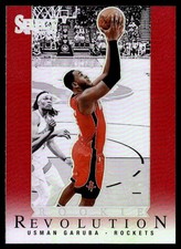 2021-22 Panini Select Rookie Revolution Red Prizms Usman Garuba Houston Rockets
