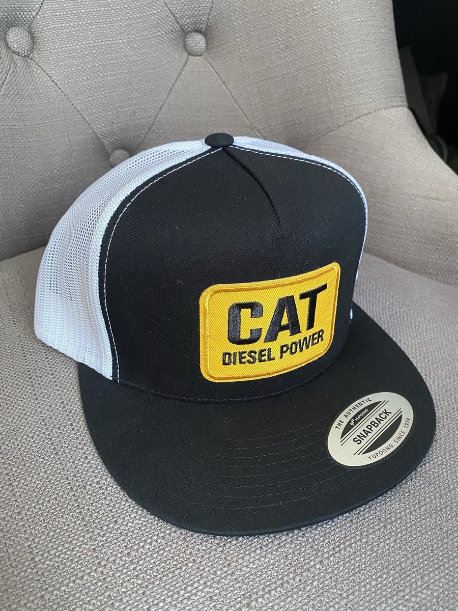 Cat Diesel Equipment embroidered patch flatbill Snapback  display picture 2