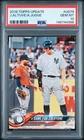 AARON JUDGE / JOSE ALTUVE 2018 Topps Update Series #US79 PSA 10 GEM MT