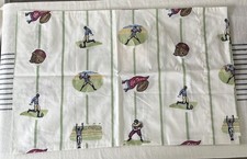 NWT Pottery Barn PB Kids VTG Football Pillow Cover Sham 12 X 19 Small, Petite
