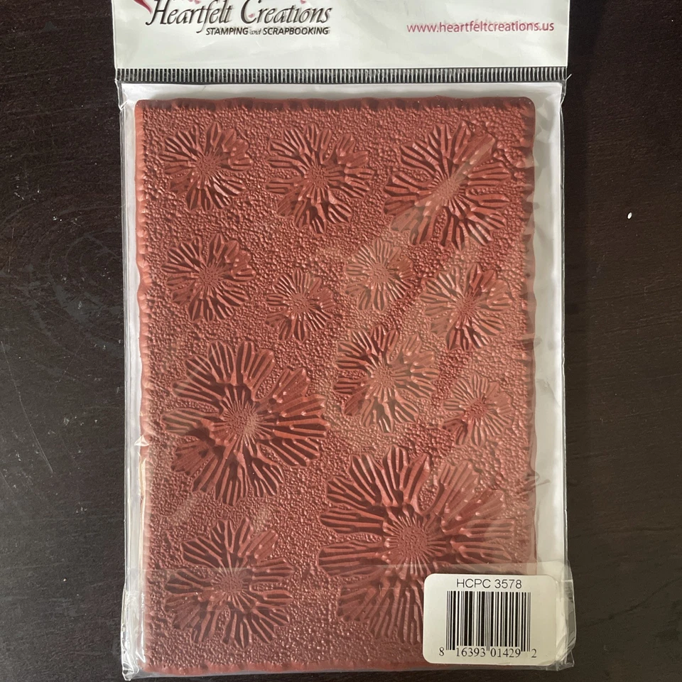 Sello de fondo de flores Heartfelt Creations HCPC3578 majestuoso mañana grande Foto 2 de 2