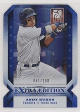 2013 Panini Elite Extra Edition Status Blue Die-Cut 51/100 Andy Burns #60 0q1p