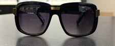 Black and Gold Aviator Glasses. USED Excellent Condition 100% Authentic