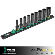 Wera Impact Socket Set Deep 3/8" Drive 9pc 9661 Magnetic Rail Impaktor Imperial