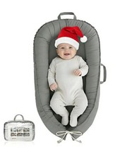 Baby Lounger - Infant Lounger for Newborn 0-24 Months, Pure Cotton Breathable...
