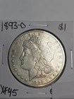 1893 o morgan silver dollar xf