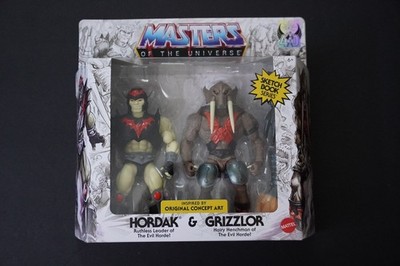 2024 MATTEL ORIGINS MOTU HORDAK & GRIZZLOR ORIGINAL CONCEPT ART FIGURES #1