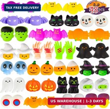 MGparty 48pcs Halloween Squishies Toys for Kids Halloween Party Favors Halloween