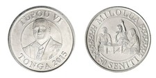 Tonga 50 Seniti, 2015-2022, KM #229, Mint