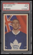1963 PARKHURST TIM HORTON 16 MINT HOF PSA 9 HOCKEY TORONTO MAPLE LEAFS