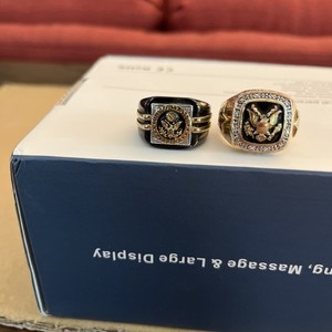 UNITED STATES ARMY LOT OF 2 RINGS UNKNOWN SIZES