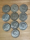 1965 KENNEDY HALF DOLLAR COINS 40% SILVER (LOT OF 10)
