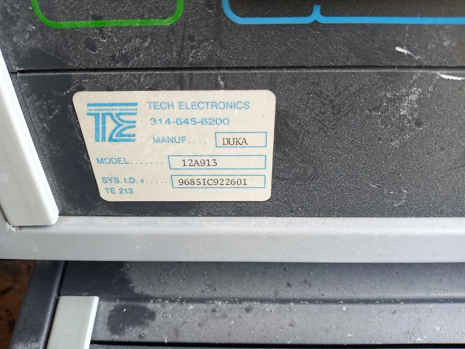 Dukane Compact 3200 Model 12A913 School Intercom System W/ Lathem Sonachron... - Image 3 of 4