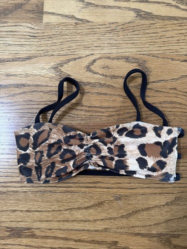 Tiger Friday 22 Bra - Feline Child Medium CM Cheetah Animal Print Top Dance