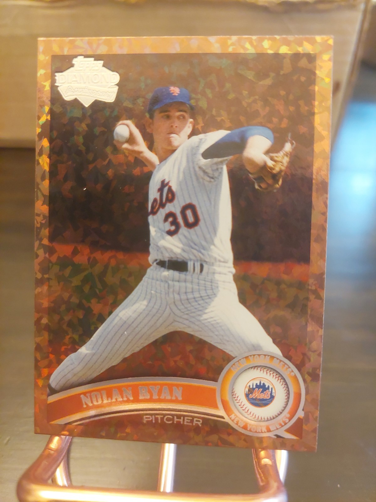 2011 Topps Update Series SP Legend Variation Nolan Ryan US50 Cognac