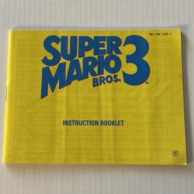 Nintendo Super Mario Bros. 3 1990 NES Video Game Cartridge, Box & Manual CIB