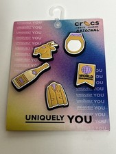 Crocs Jibbitz Uniquely You Charms 5 Pk Winner NEW