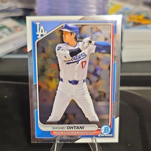 Bowman 2024 Chrome Shohei Ohtani Los Angeles Dodgers Baseball Card #85