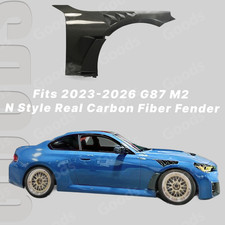 For Bmw G87 M2 2023-26 N Style Front Side Vented Premium Carbon Fiber Fender Set