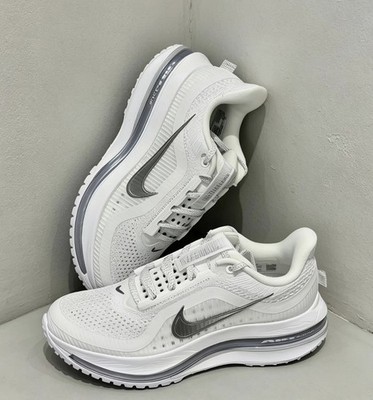 New Nike Air ZOOM Pegasus Premium White Metallic Silver Men's sneakers