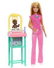 Barbie Baby Doctor Doll Playset Blonde Career You Can Be Anything