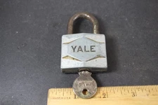 Vintage Yale Padlock with Key