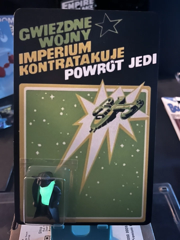 YODA VINTAGE PERSONALIZADO STAR WARS. BOOTLEG POLACO. ¡¡Brilla en la oscuridad!!! Foto 3 de 3