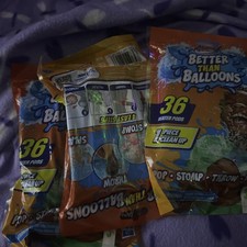 NERF Better Than Balloons Water Pods 36 Pods Pop Easy 1 Piece Clean Up NIPS Kids