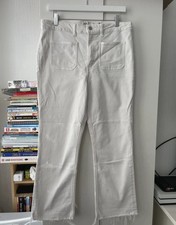 Zara Women's White Jeans Size Euro 44