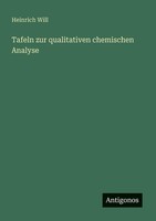 Tafeln Zur Qualitativen Chemischen Analyse