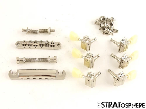 LEFTY Epiphone Les Paul Standard 50s Tune-O-Matic BRIDGE +TUNERS Hardware Set