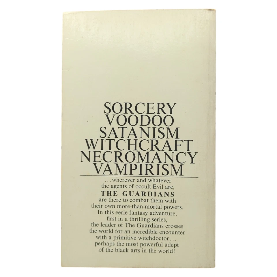 The Guardians #1 The Killing Bone Питера Саксона 1969 Первая оккультная печать PB - Изображение 2 из 4