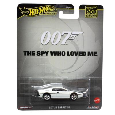 1:64 Hot Wheels Premium 2024 Pop Culture Lotus Esprit S1 James Bond The Spy who 