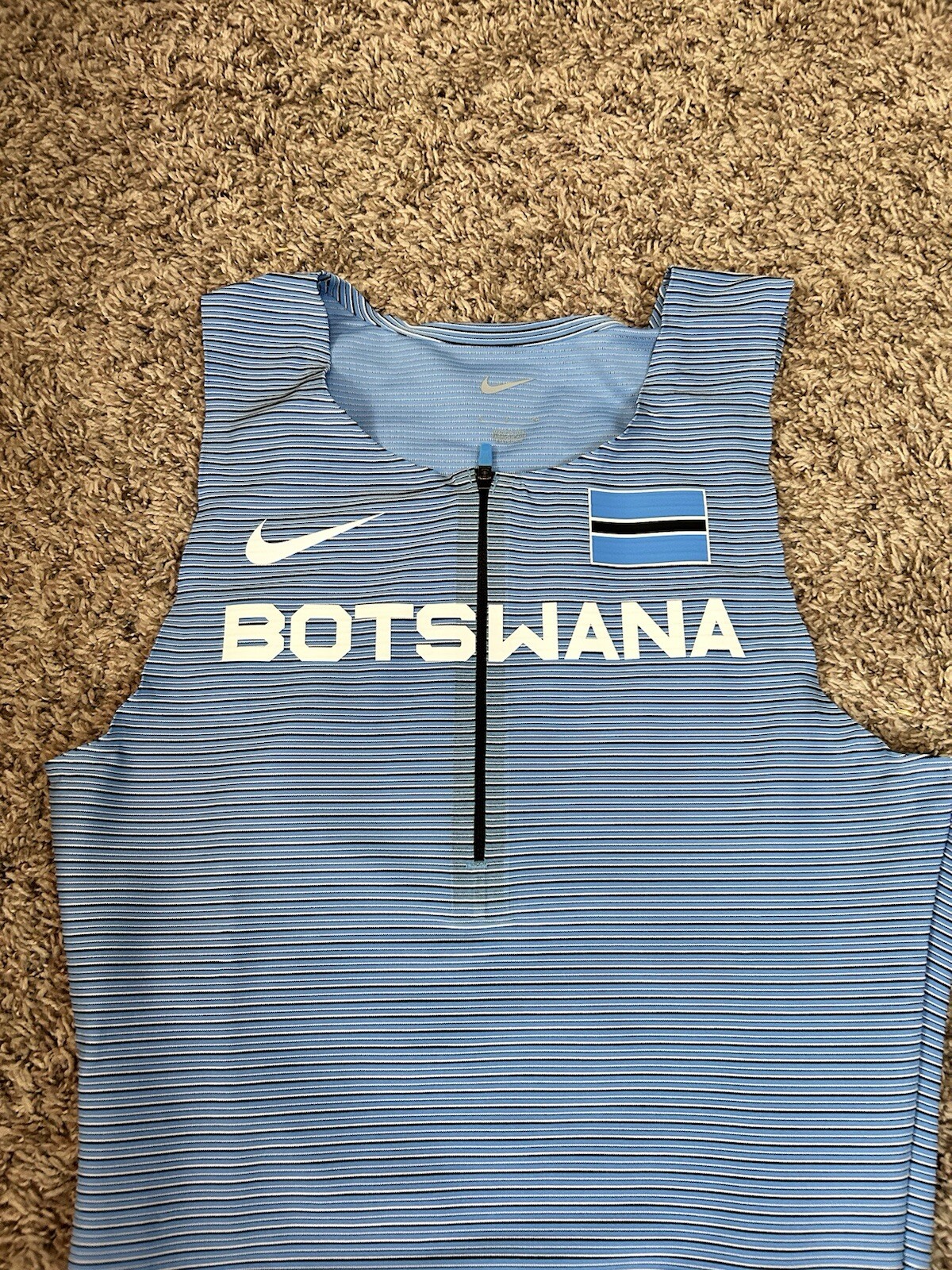 Nike Pro Elite Botswana Track Field Racing Speedsuit Singlet Men's Size Small image 2