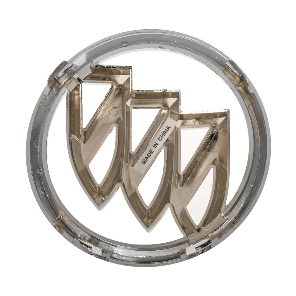 OEM NEW Grille Tri-Shield Clip On Emblem Chrome 08-17 Enclave Lucerne 25854511 - Изображение 3 из 4