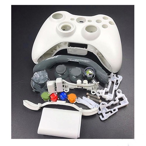 For Xbox 360 Wired/Wireless Controller Full Shell Cover Buttons Replacement Part - Picture 5 of 16