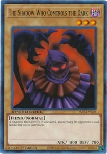 The Shadow Who Controls the Dark - SS05-ENA09 - Common - 1st Edition x3 - Near M