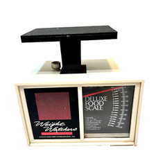 Vintage 1980s Weight Watchers Deluxe Food Scale Health O Meter