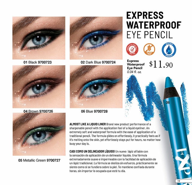 dark blue liquid eyeliner