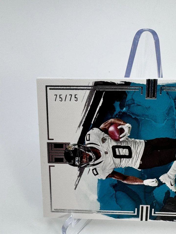 2023 Panini Impeccable /75 Calvin Ridley #40; Jacksonville Jaguars; Jax; - Image 3 of 3