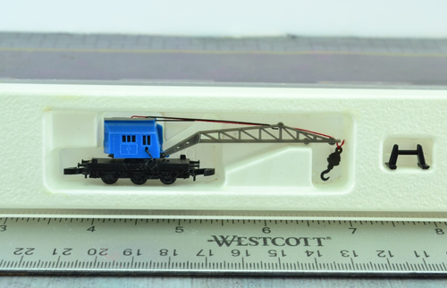 Marklin 8621 RailRoad Crane Blue Z Scale (Z6387) - Picture 2 of 3