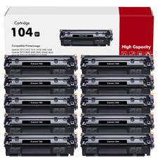 10PK Toner Cartridge for Canon 104 ImageClass MF4150 MF4350d MF4370dn D420 D480