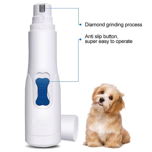 Dog Cat Electric Nail Grooming Grinder Trimmer Clipper Pet File Claw Care Tool - Picture 9 of 11