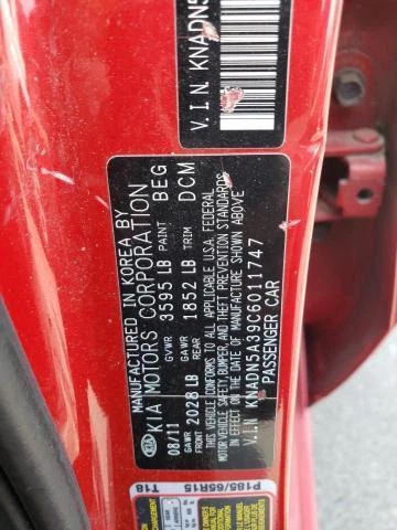 Conjunto de puerta trasera derecha usado lado trasero se adapta a: Kia Rio 2012 regulador eléctrico Sd Foto 2 de 4