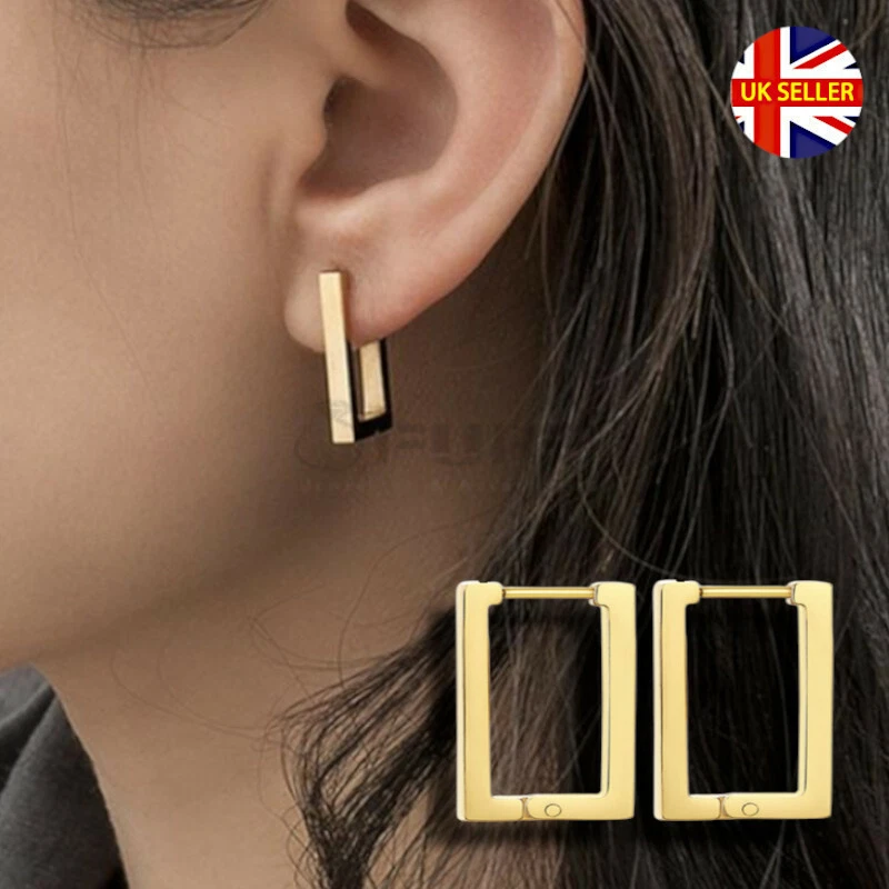 Hinged huggie 2024 hoop earrings