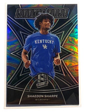 2022-23 Chronicles Draft RA-SHA SHAEDON SHARPE RC Rookie Aura PRIZM SPECTRA