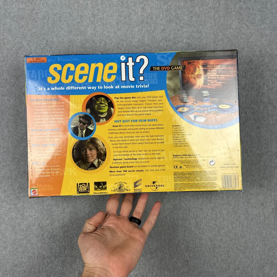 Scene It? Movie Trivia The DVD Board Game 2003 New Sealed Unopened - Image 3 of 4