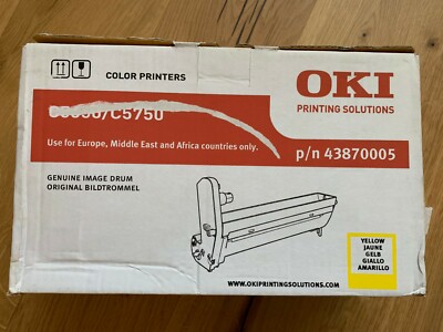 OKI * Printing Solutions * NEU * C5650 / C5750 * p/n43870005 * GELB *NEU